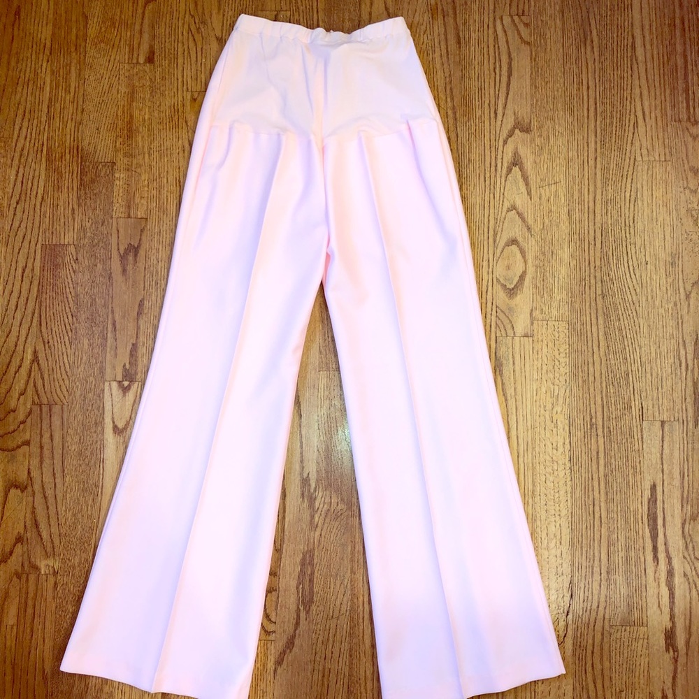 Vintage Baby Pink Maternity Slacks Sz 10